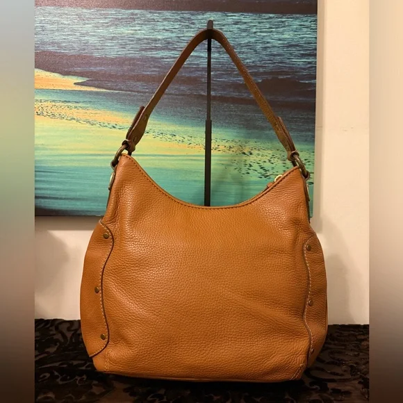 Michael Kors Studded Pebbled Leather Hobo Bag - Picture 2 of 6